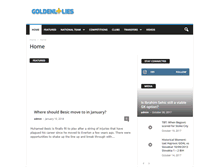 Tablet Screenshot of goldenlilies.com
